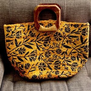 SALE ANTIK KRAFT Beach bag, Jute material, big size